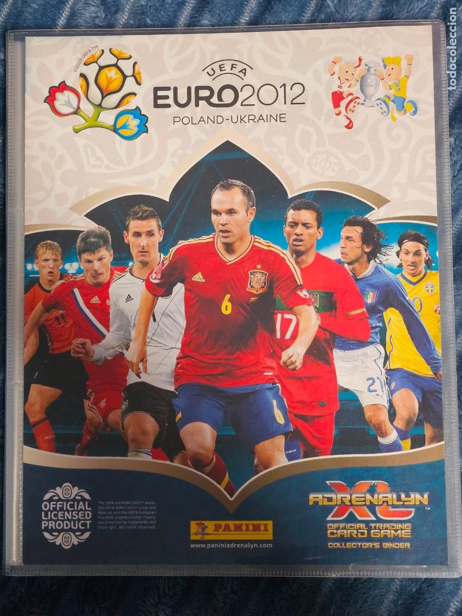 &Aacute;lbum de f&uacute;tbol completo: COLECCION COMPLETA BASICA ADRENALYN 2012 EURO 2012 ( 325 FICHAS )