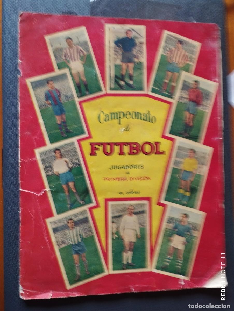 &Aacute;lbum de f&uacute;tbol completo: ALBUM FUTBOL -GRAFICAS BACHENDE. 1958 -COMPLETO -CROMOS BIEN, PORTADAS DESNGANCHADAS