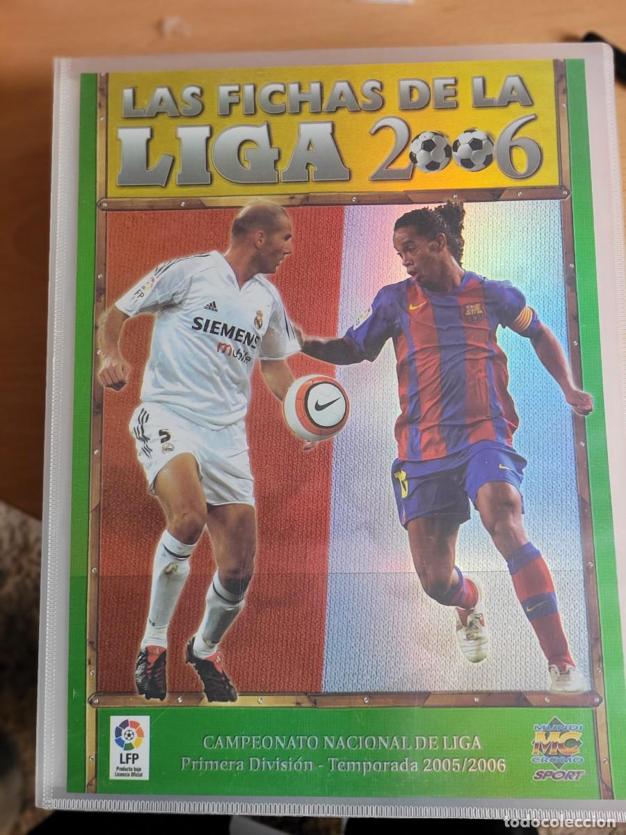 &Aacute;lbum de f&uacute;tbol completo: MUNDICROMO 2005-06 COLECCI&Oacute;N COMPLETA CON TODO LO EDITAD0 EN 2 &Aacute;LBUMES