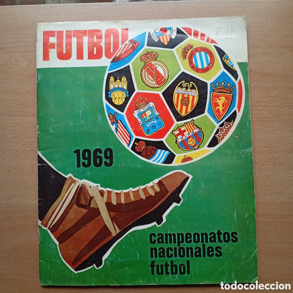 &Aacute;lbum de f&uacute;tbol completo: ALBUM RUIZ ROMERO: CAMEONATOS NACIONALES DE FUTBOL 1969 1968/69 COMPLETO