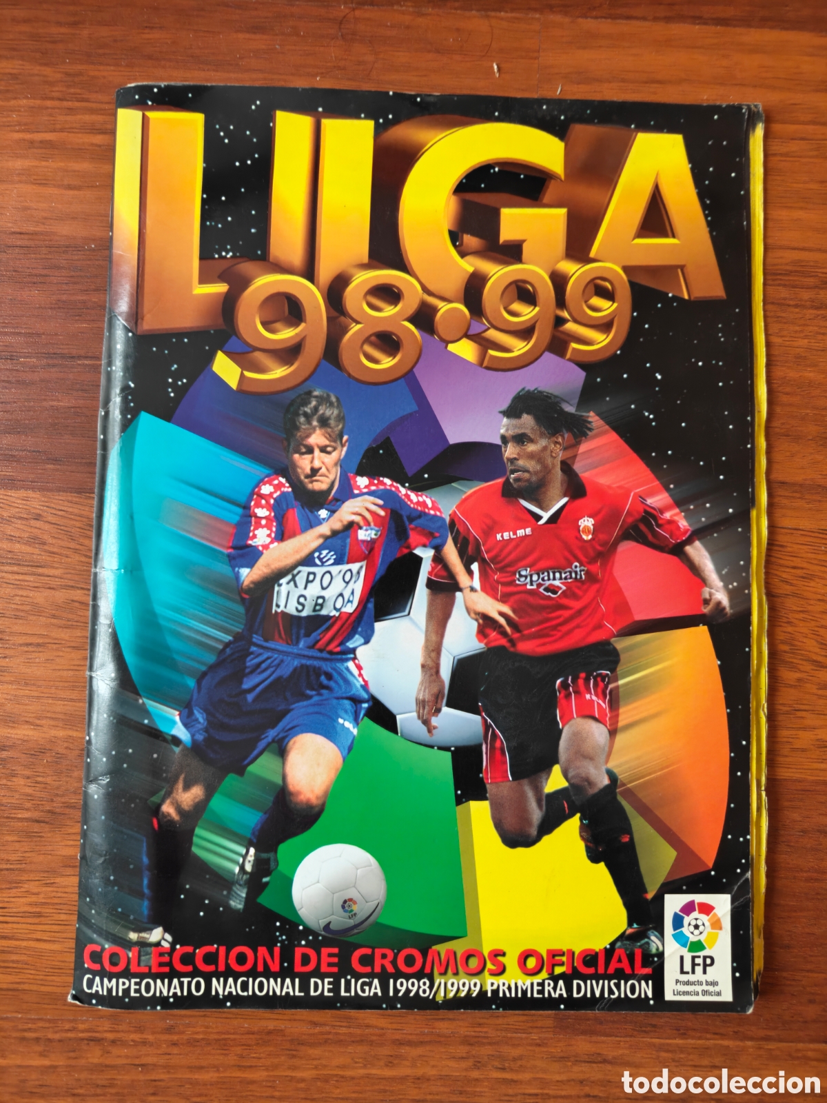 &Aacute;lbum de f&uacute;tbol completo: &Aacute;lbum cromos&nbsp;completo Liga 98/99. 510 cromos. Este. Ayala, Jarni, Posse, Nadj y m&aacute;s en ventanilla.