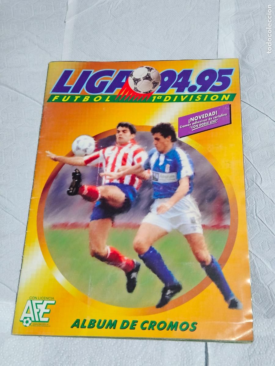 &Aacute;lbum de f&uacute;tbol completo: Album Liga 94 95 album 1994 1995 - con muchos cromos y cromos ventanilla y fichajes