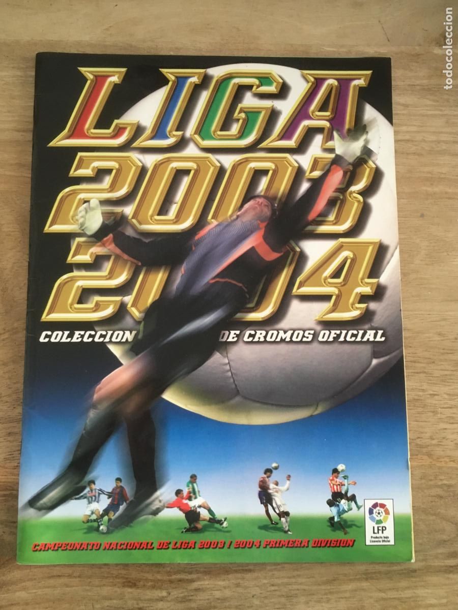 &Aacute;lbum de f&uacute;tbol completo: liga 2003 2004 ediciones este album de cromos incompleto perfecto estado