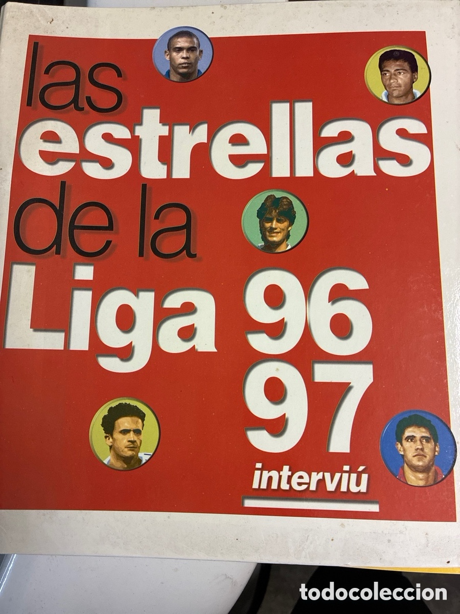 &Aacute;lbum de f&uacute;tbol completo: Las estrellas de la liga 96/97 edici&oacute;n interviu