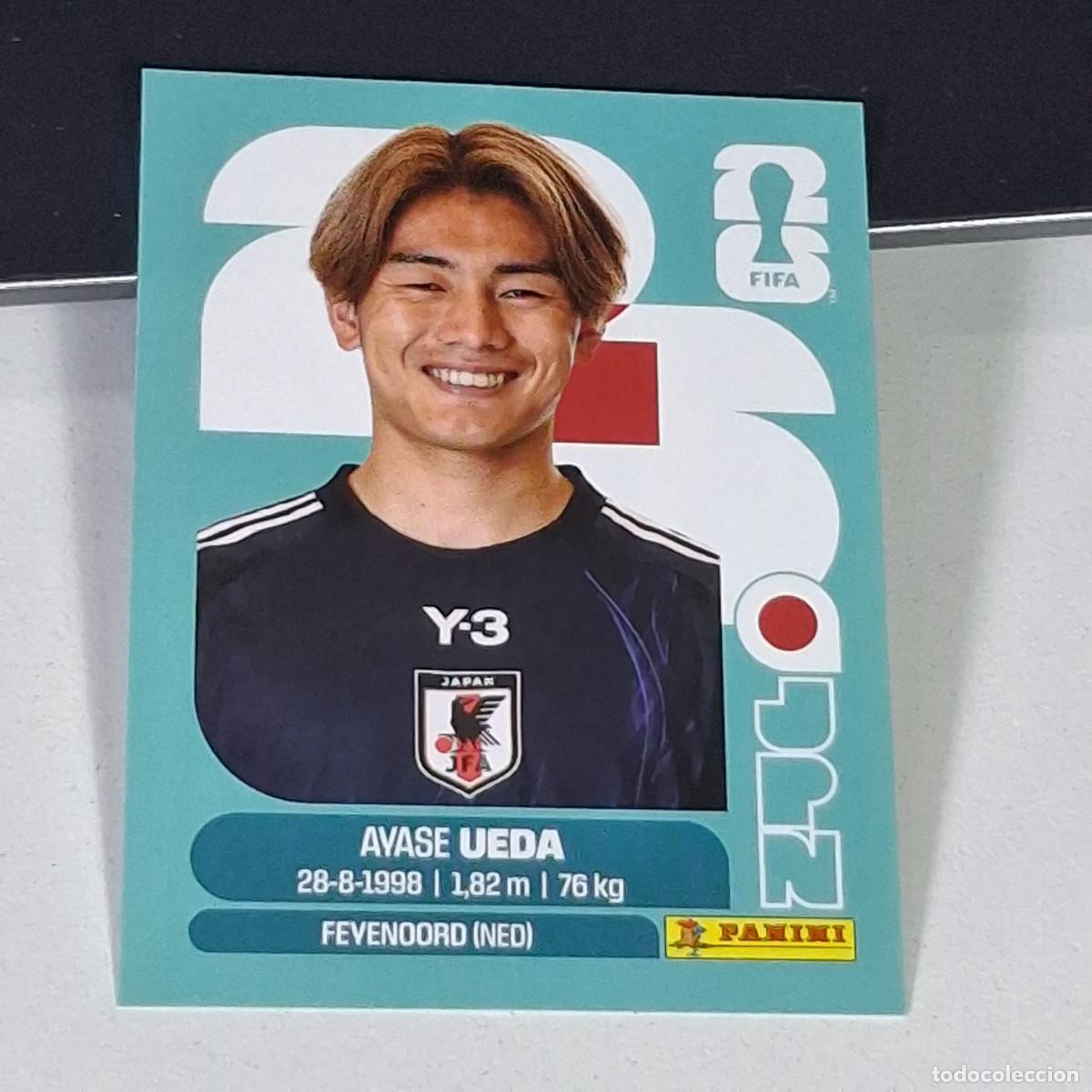 &Aacute;lbum de f&uacute;tbol completo: B3 JPN20 AYASE UEDA 20 JAP&Oacute;N JAPAN JPN MUNDIAL FIFA WORLD CUP 2026 STICKER PANINI
