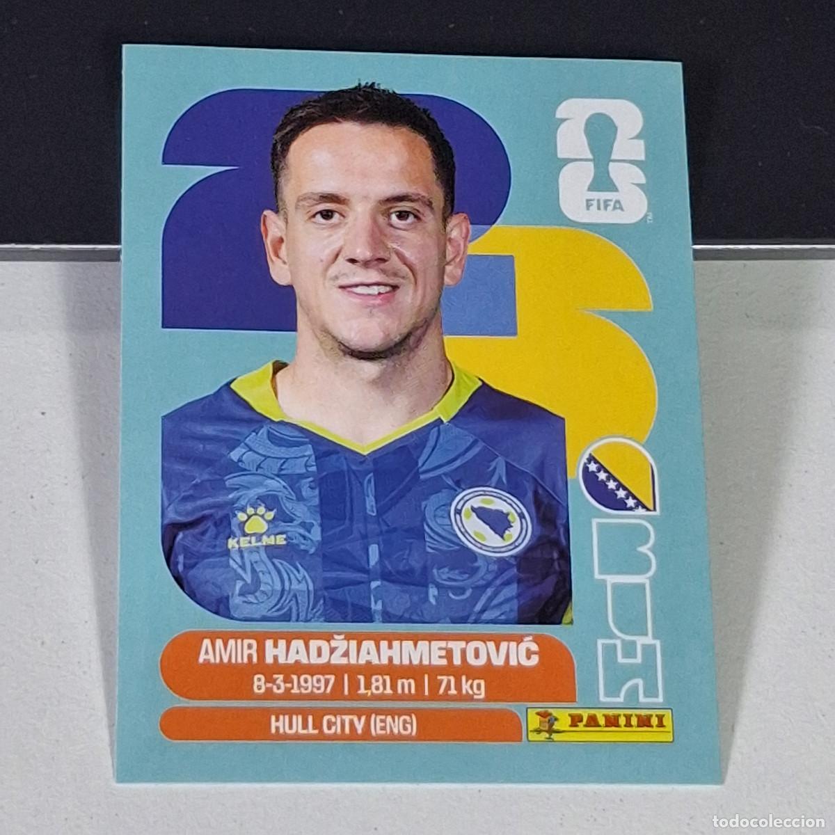 &Aacute;lbum de f&uacute;tbol completo: B3 BIH8 AMIR HADŽIAHMETOVIĆ 8 BOSNIA HERZEGOVINA BIH MUNDIAL FIFA WORLD CUP 2026 STICKER PANINI