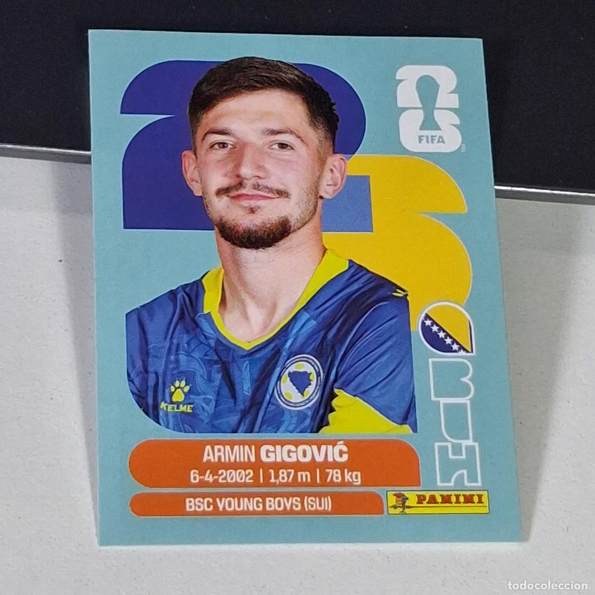 &Aacute;lbum de f&uacute;tbol completo: B3 BIH10 ARMIN GIGOVIĆ 10 BOSNIA HERZEGOVINA BIH MUNDIAL FIFA WORLD CUP 2026 STICKER PANINI