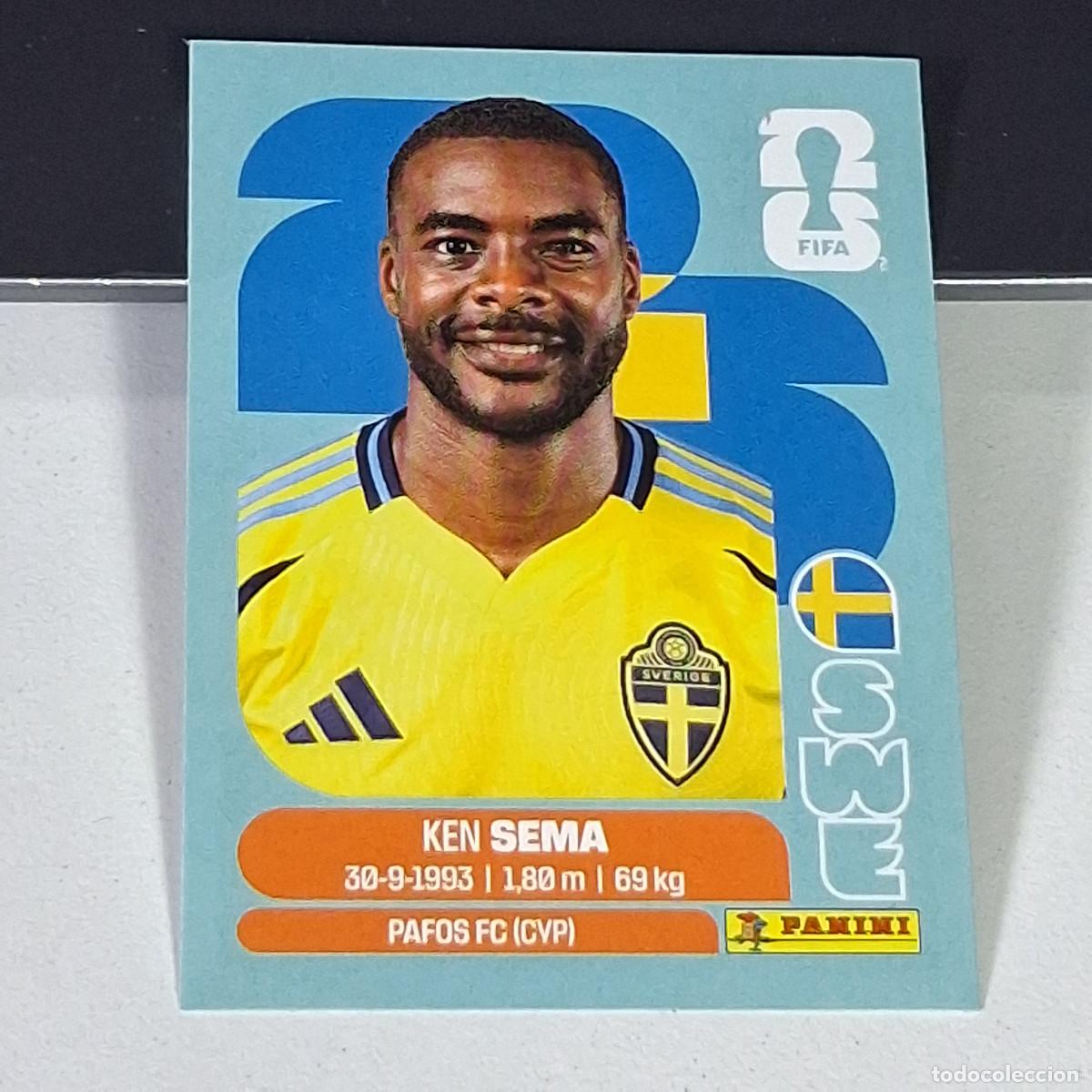 &Aacute;lbum de f&uacute;tbol completo: B3 SWE15 KEN SEMA 15 SUECIA SWEDEN SWE MUNDIAL FIFA WORLD CUP 2026 STICKER PANINI