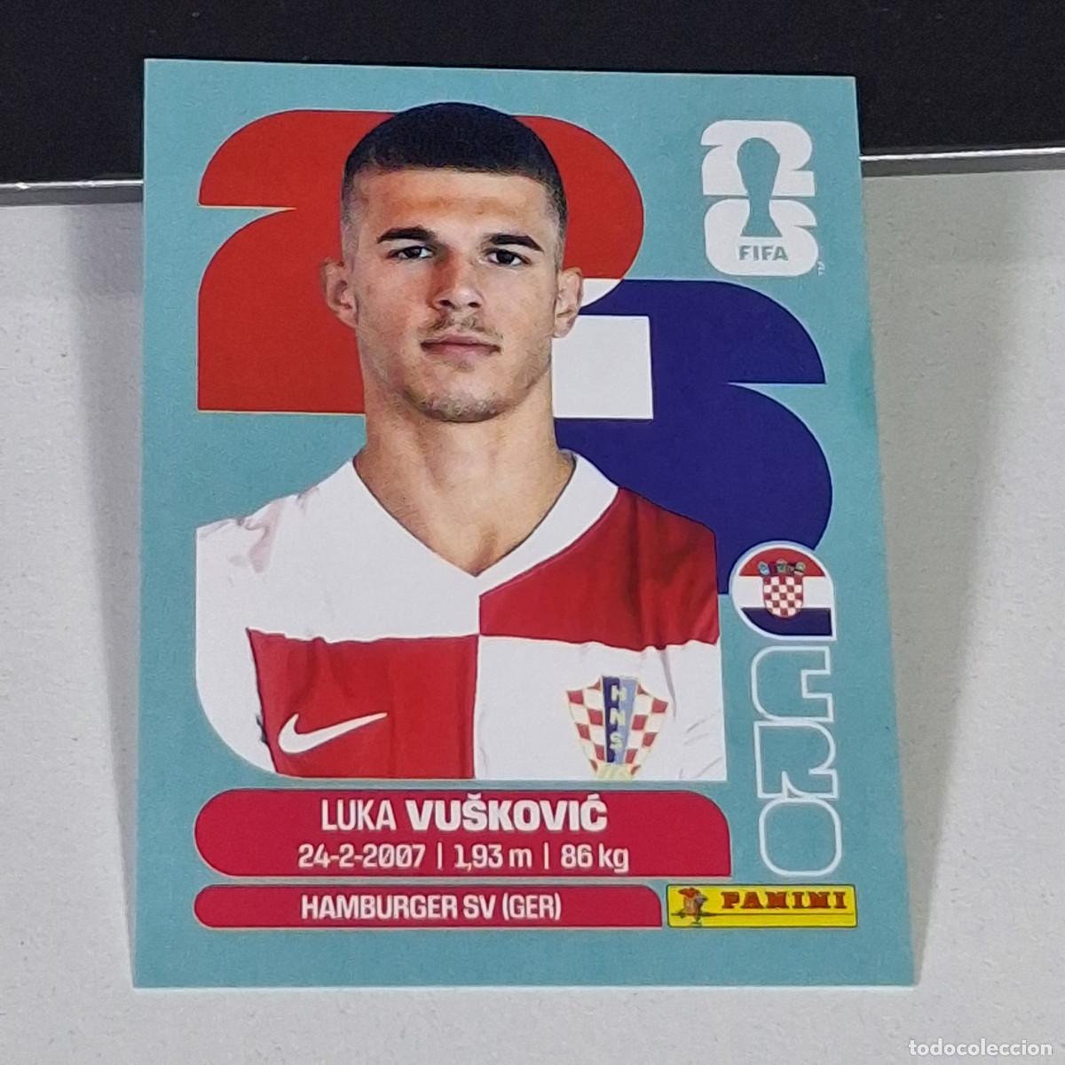 &Aacute;lbum de f&uacute;tbol completo: B3 CRO6 LUKA VU&Scaron;KOVIĆ 6 CROACIA CROATIA CRO MUNDIAL FIFA WORLD CUP 2026 STICKER PANINI