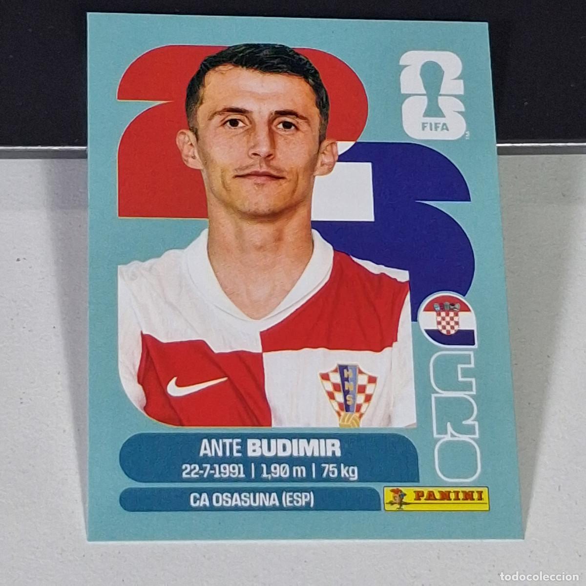 &Aacute;lbum de f&uacute;tbol completo: B3 CRO 18 CRO18 ANTE BUDIMIR CROACIA CROATIA CRO MUNDIAL FIFA WORLD CUP 2026 STICKER PANINI