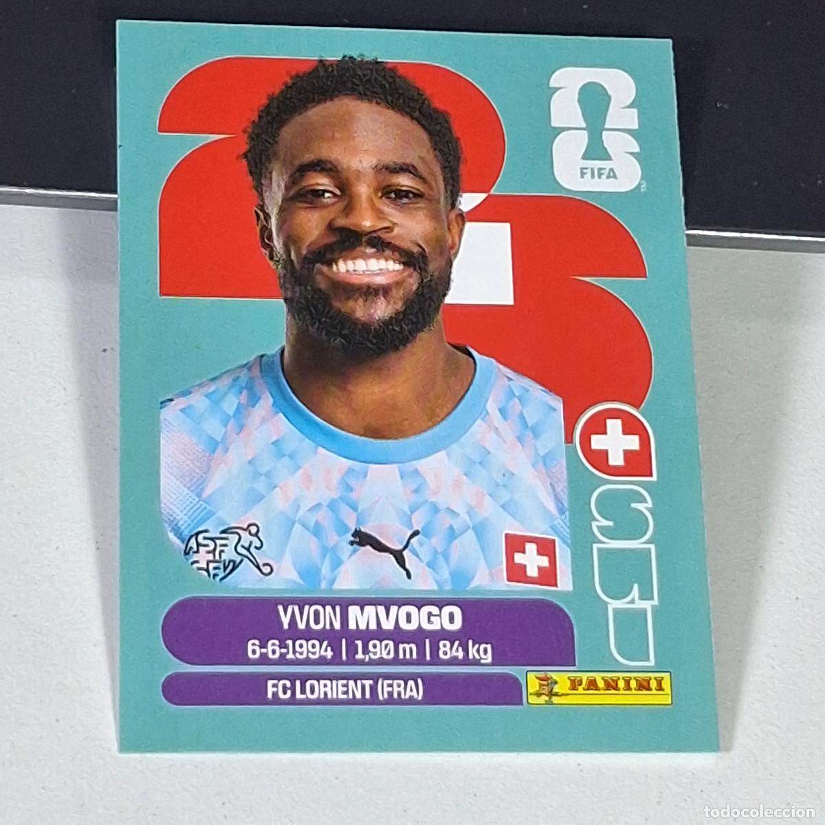 &Aacute;lbum de f&uacute;tbol completo: B3 SUI3 SUI 3 YVON MVOGO SUIZA SUI SWITZERLAND MUNDIAL FIFA WORLD CUP 2026 STICKER PANINI