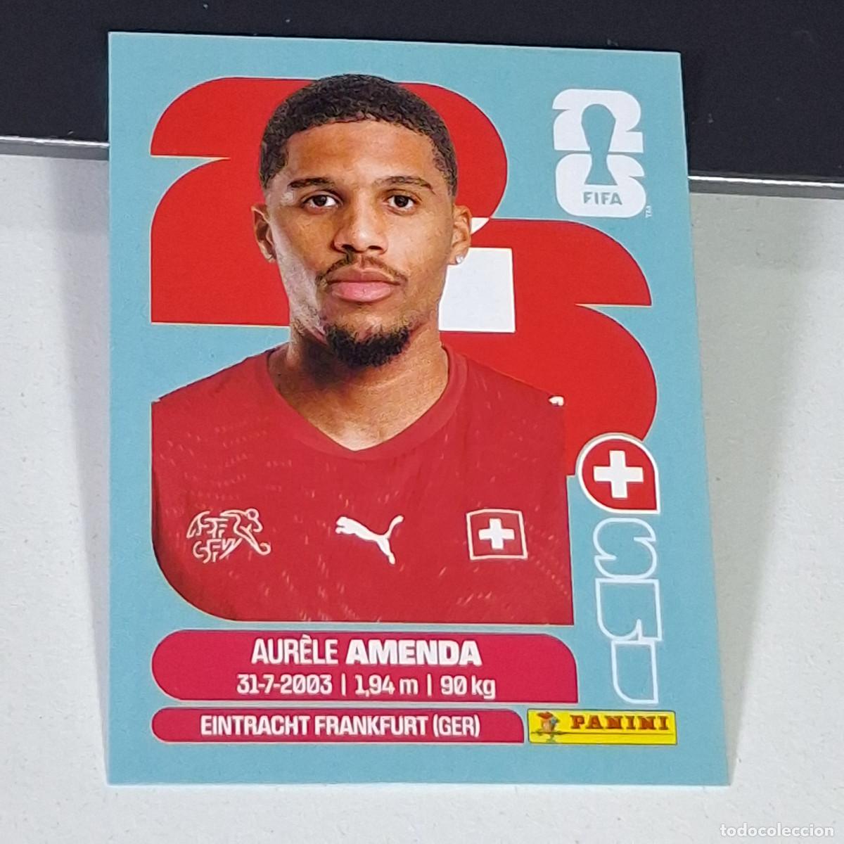 &Aacute;lbum de f&uacute;tbol completo: B3 SUI7 AUR&Egrave;LE AMENDA 7 SUIZA SUI SWITZERLAND MUNDIAL FIFA WORLD CUP 2026 STICKER PANINI