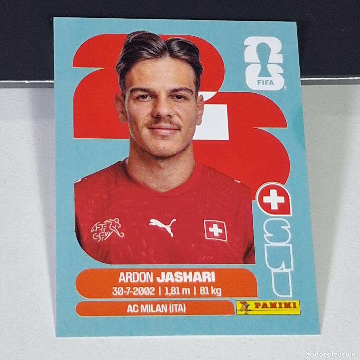 &Aacute;lbum de f&uacute;tbol completo: B3 SUI14 ARDON JASHARI 14 SUIZA SUI SWITZERLAND MUNDIAL FIFA WORLD CUP 2026 STICKER PANINI