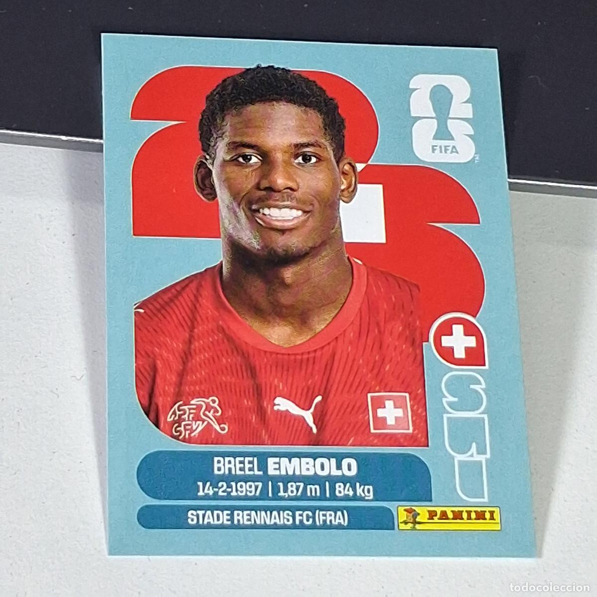 &Aacute;lbum de f&uacute;tbol completo: B3 SUI17 BREEL EMBOLO 17 SUIZA SUI SWITZERLAND MUNDIAL FIFA WORLD CUP 2026 STICKER PANINI