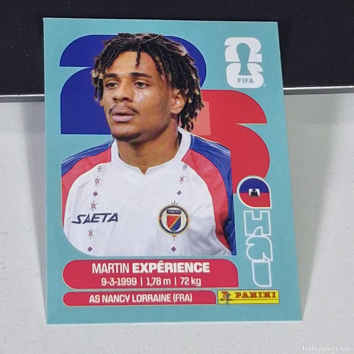 &Aacute;lbum de f&uacute;tbol completo: B3 HAI4 MARTIN EXP&Eacute;RIENCE 4 HAITI HAI MUNDIAL FIFA WORLD CUP 2026 STICKER PANINI