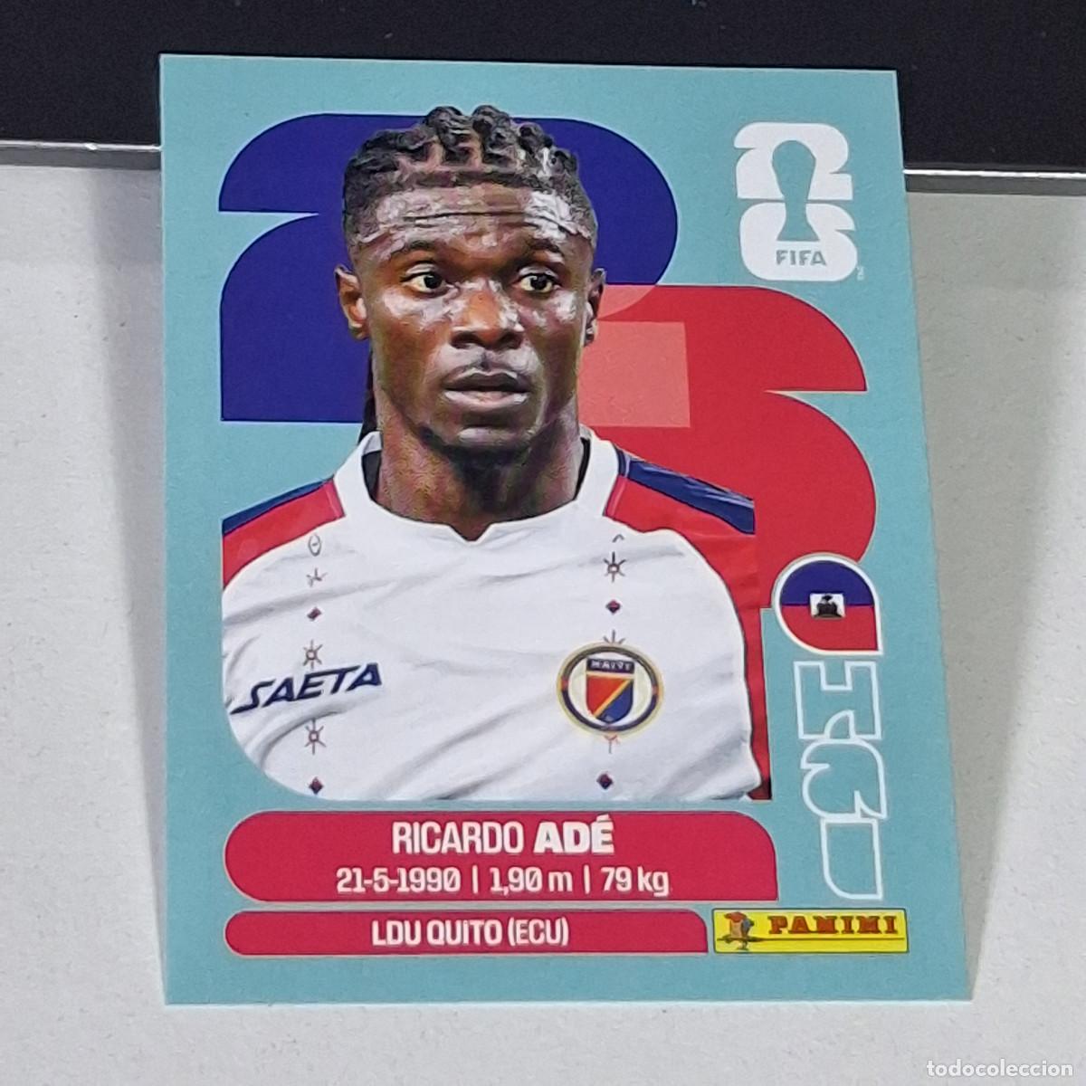 &Aacute;lbum de f&uacute;tbol completo: B3 HAI 6 HAI6 RICARDO ADE HAITI HAI MUNDIAL FIFA WORLD CUP 2026 STICKER PANINI