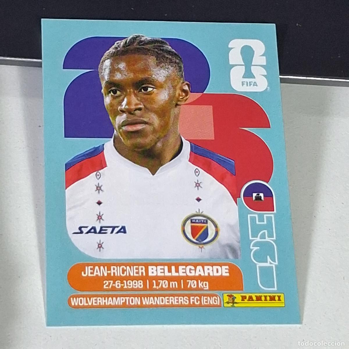 &Aacute;lbum de f&uacute;tbol completo: B3 HAI 12 HAI12 JEAN RICNER BELLEGARDE HAITI HAI MUNDIAL FIFA WORLD CUP 2026 STICKER PANINI