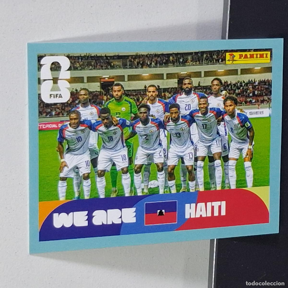&Aacute;lbum de f&uacute;tbol completo: B3 HAI13 TEAM PHOTO EQUIPO 13 HAITI HAI MUNDIAL FIFA WORLD CUP 2026 STICKER PANINI