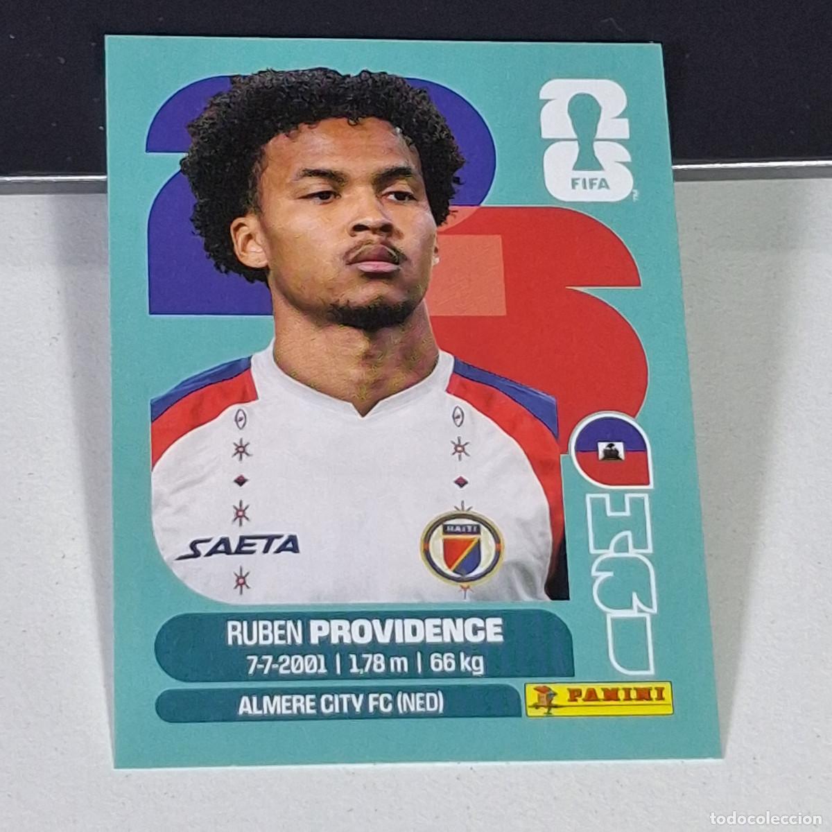 &Aacute;lbum de f&uacute;tbol completo: B3 HAI17 RUBEN PROVIDENCE 17 HAITI HAI MUNDIAL FIFA WORLD CUP 2026 STICKER PANINI