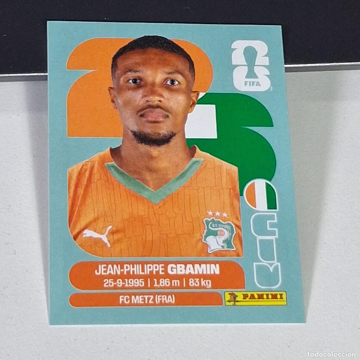 &Aacute;lbum de f&uacute;tbol completo: B3 CIV14 JEAN-PHILIPPE GBAMIN 14 COSTA DE MARFIL CIV MUNDIAL FIFA WORLD CUP 2026 STICKER PANINI