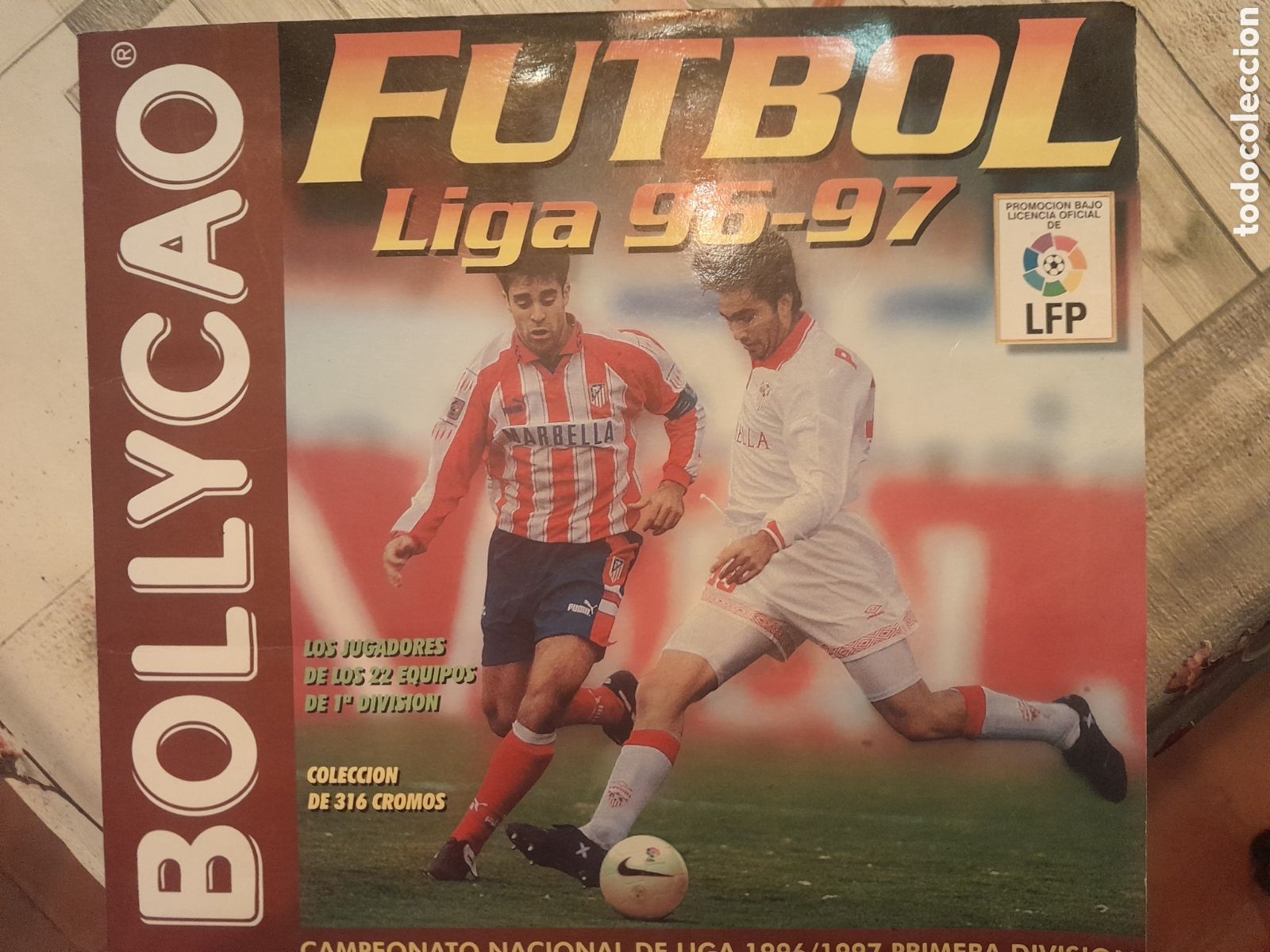 &Aacute;lbum de f&uacute;tbol completo: Album completo liga 1996/97 con todos los cromos billicao