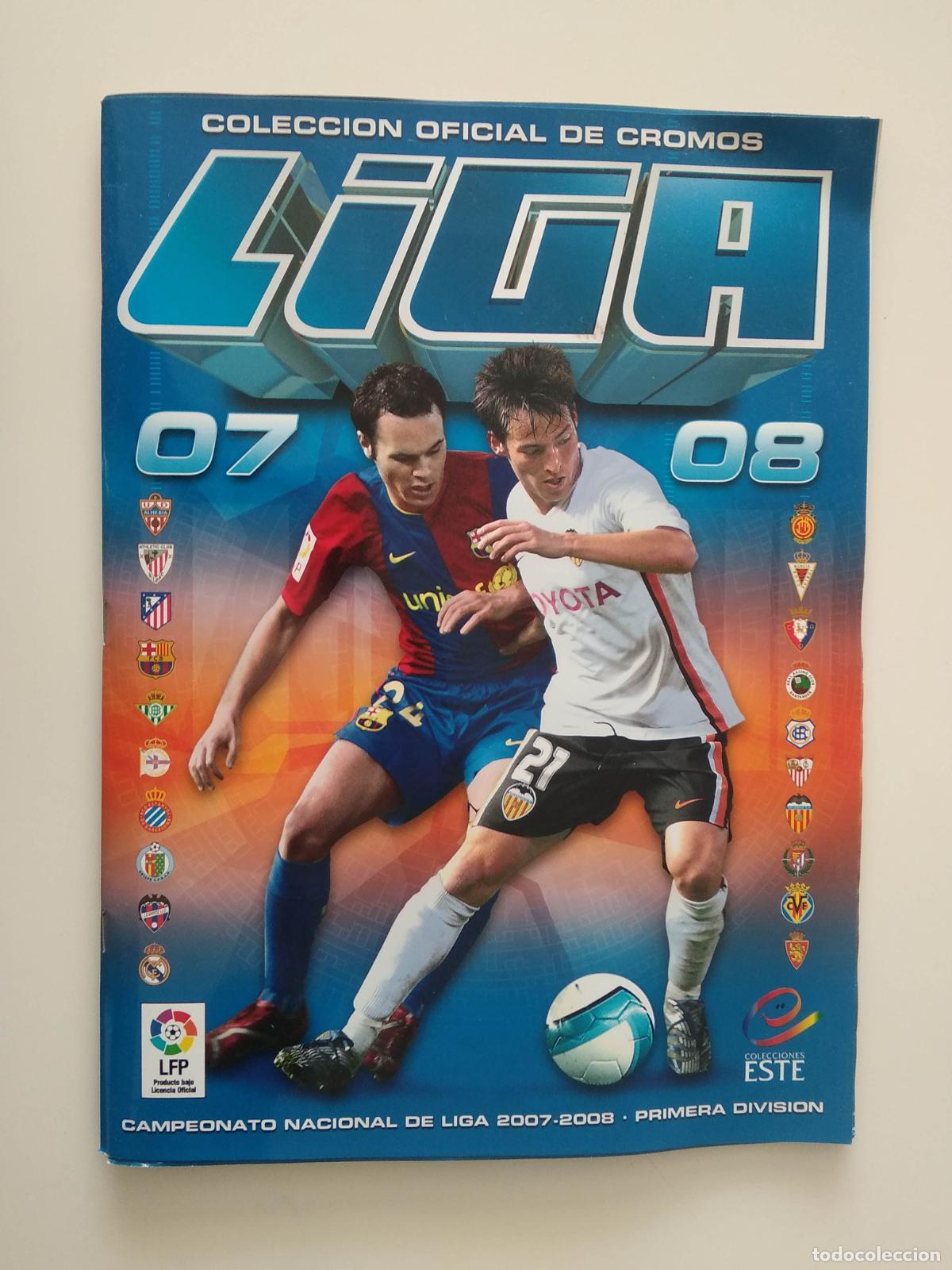 &Aacute;lbum de f&uacute;tbol completo: ALBUM COMPLETO EDICIONES ESTE LIGA 07 08 2007 2008 + STAKS + FICHAJES INVIERNO VER FOTOS COMPLETAS