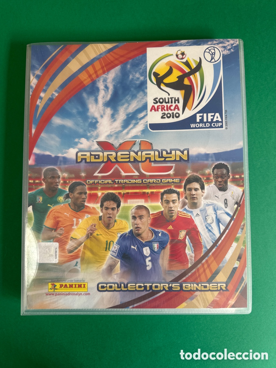 &Aacute;lbum de f&uacute;tbol completo: ADRENALYN XL FIFA WORLD CUP SOUTH &Aacute;FRICA 2010.-VERSI&Oacute;N INTERNACIONAL 350 CARDS COMPLETA LEER!!!