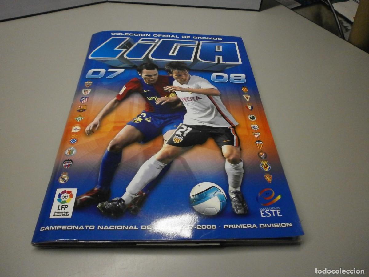 &Aacute;lbum de f&uacute;tbol completo: album completo este liga 07 08 con todos los fichajes y 127 dobles buen estado