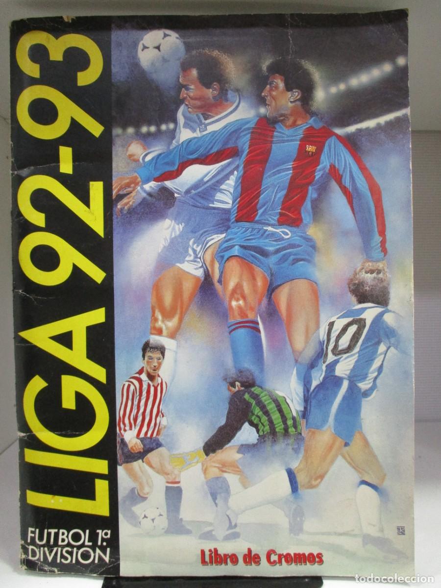 Album de football complet: ALBUM LIGA ESTE 1992/93 92 93 - CON 375 CROMOS PEGADOS Y 9 SUELTOS - BUEN ESTADO