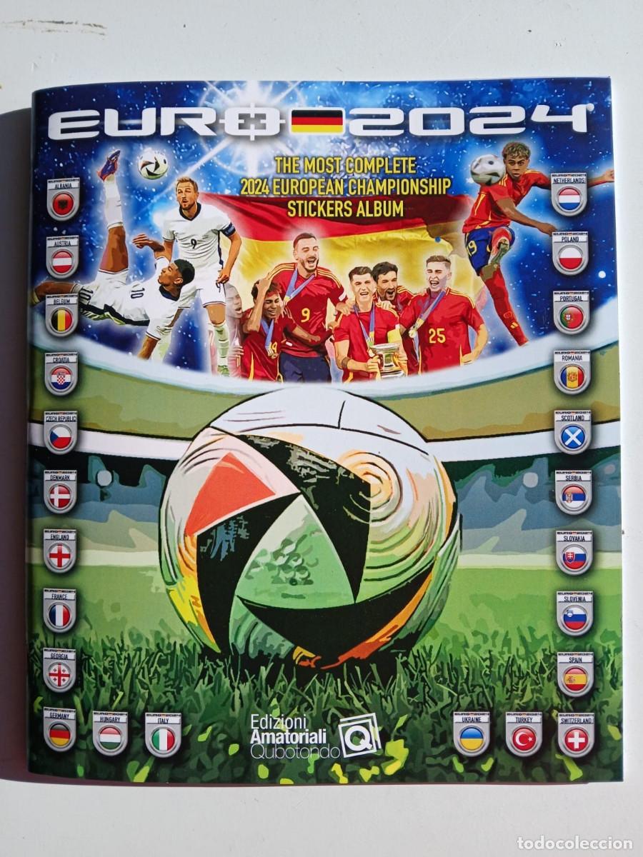 &Aacute;lbum de f&uacute;tbol completo: Euro 2024 coleccion completa sin pegar 728 cromos, 24 selecciones