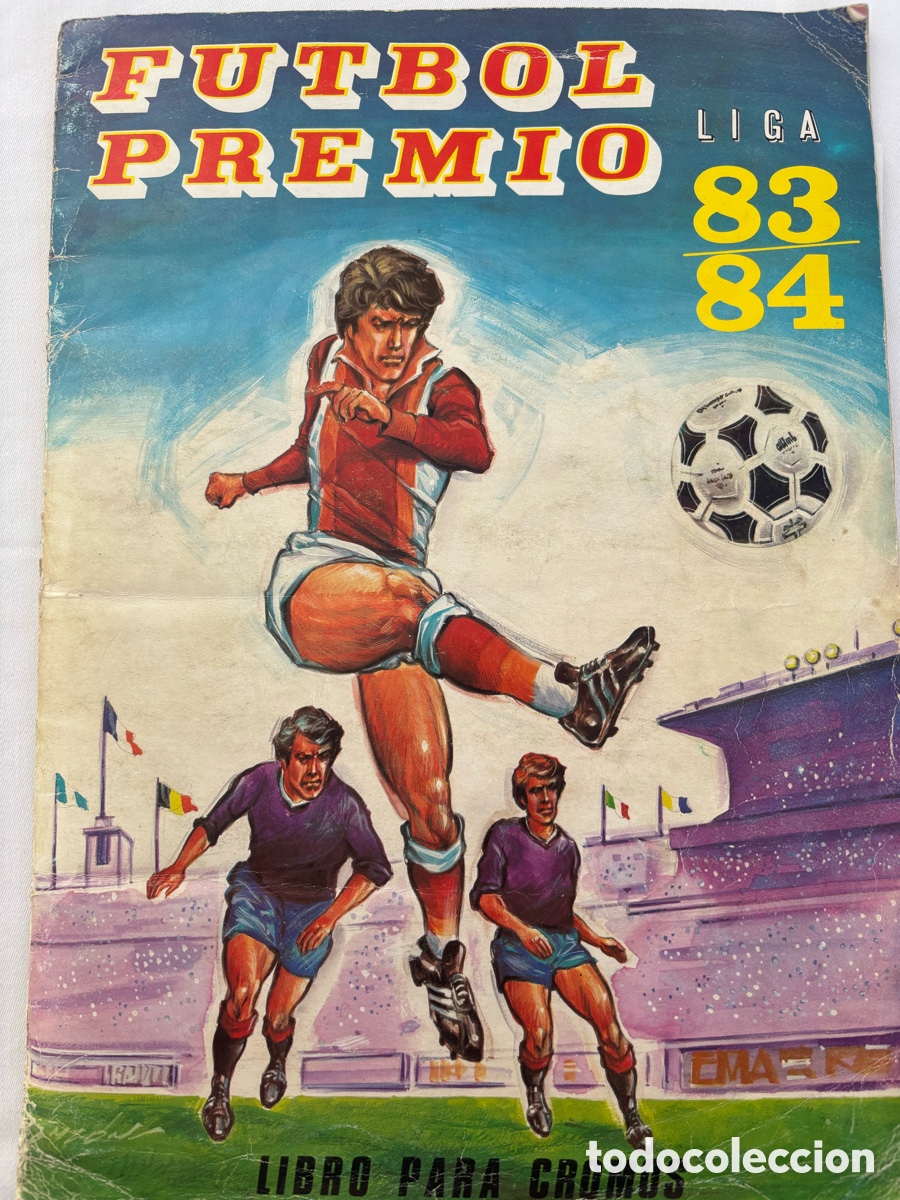 &Aacute;lbum de f&uacute;tbol completo: ALBUM COMPLETO FUTBOL PREMIO LIGA 83/84, MARADONA,MAS REGALO ED. MAGA.