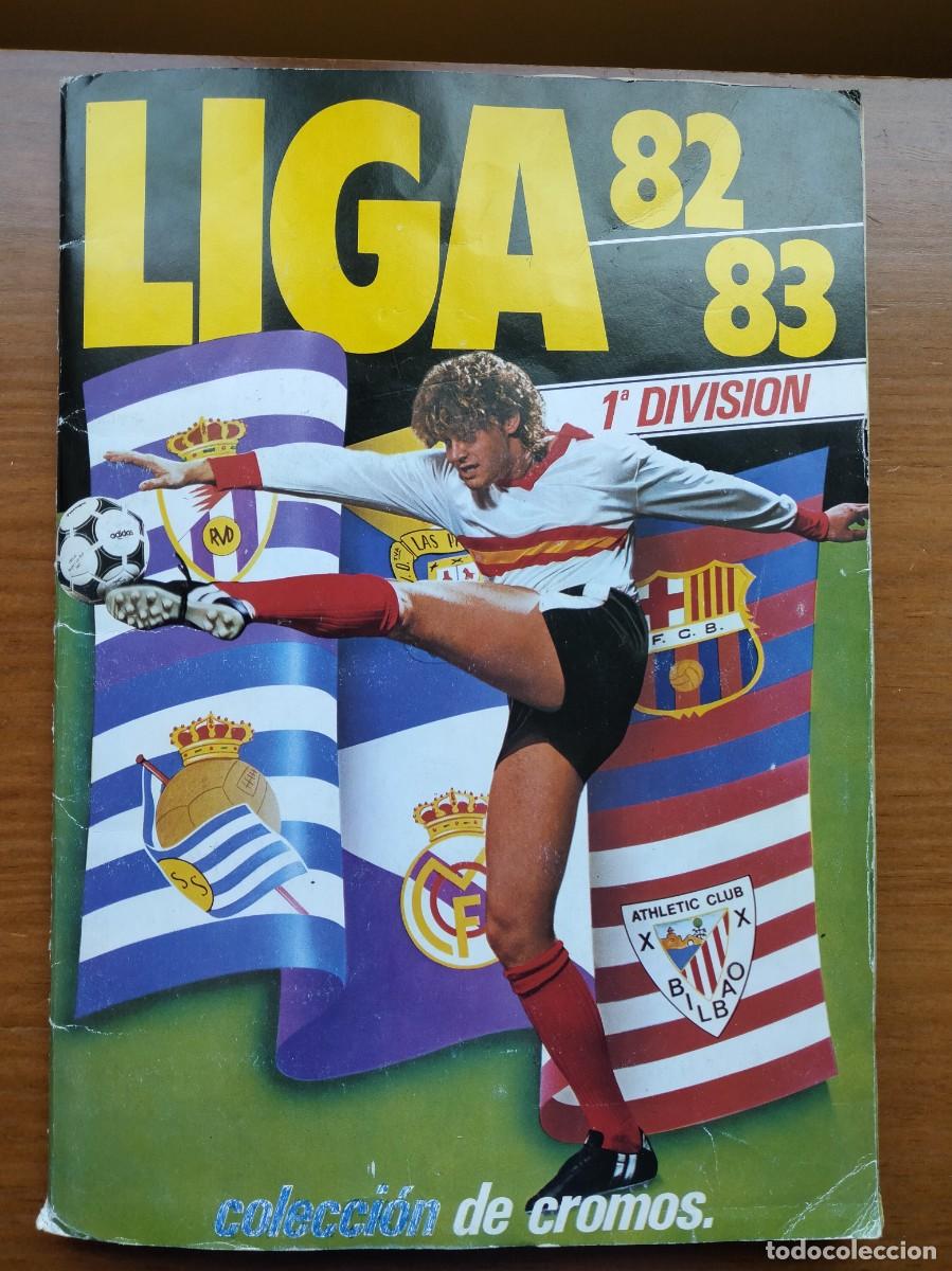 &Aacute;lbum de f&uacute;tbol completo: &Aacute;lbum completo con aprox. 355 cromos con Maradona rookie, bajas colocas liga Este 82 83