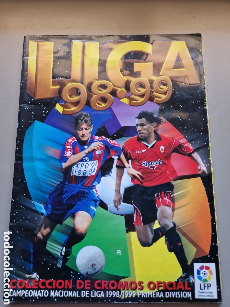 &Aacute;lbum de f&uacute;tbol completo: ALBUM COMPLETO LIGA ESTE 98 99 1998 1999 CON CANTATORE COLOCA