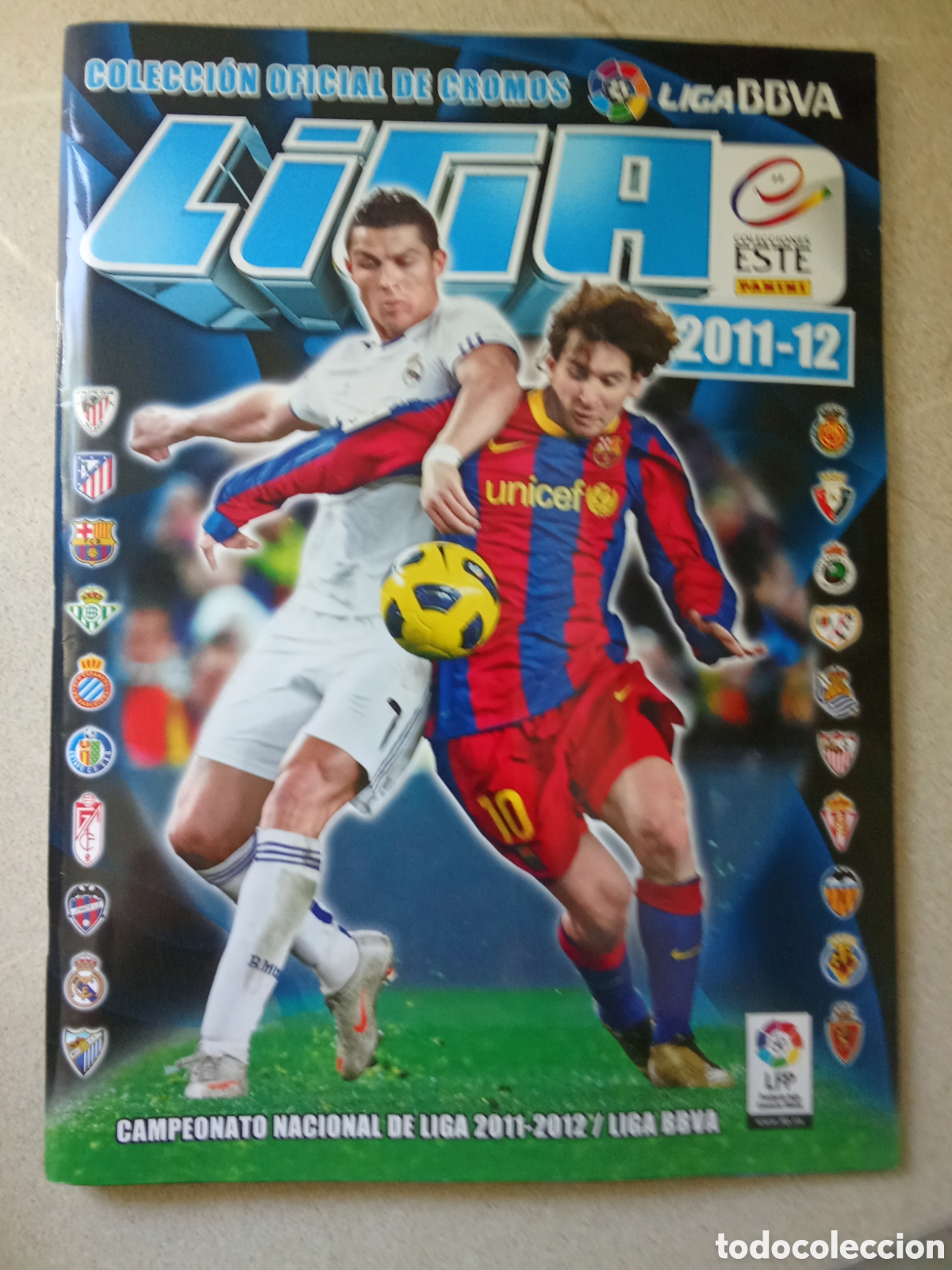 &Aacute;lbum de f&uacute;tbol completo: ALBUM CROMOS LIGA ESTE 2011 2012 11-12 COMPLETO. EN PERFECTO ESTADO
