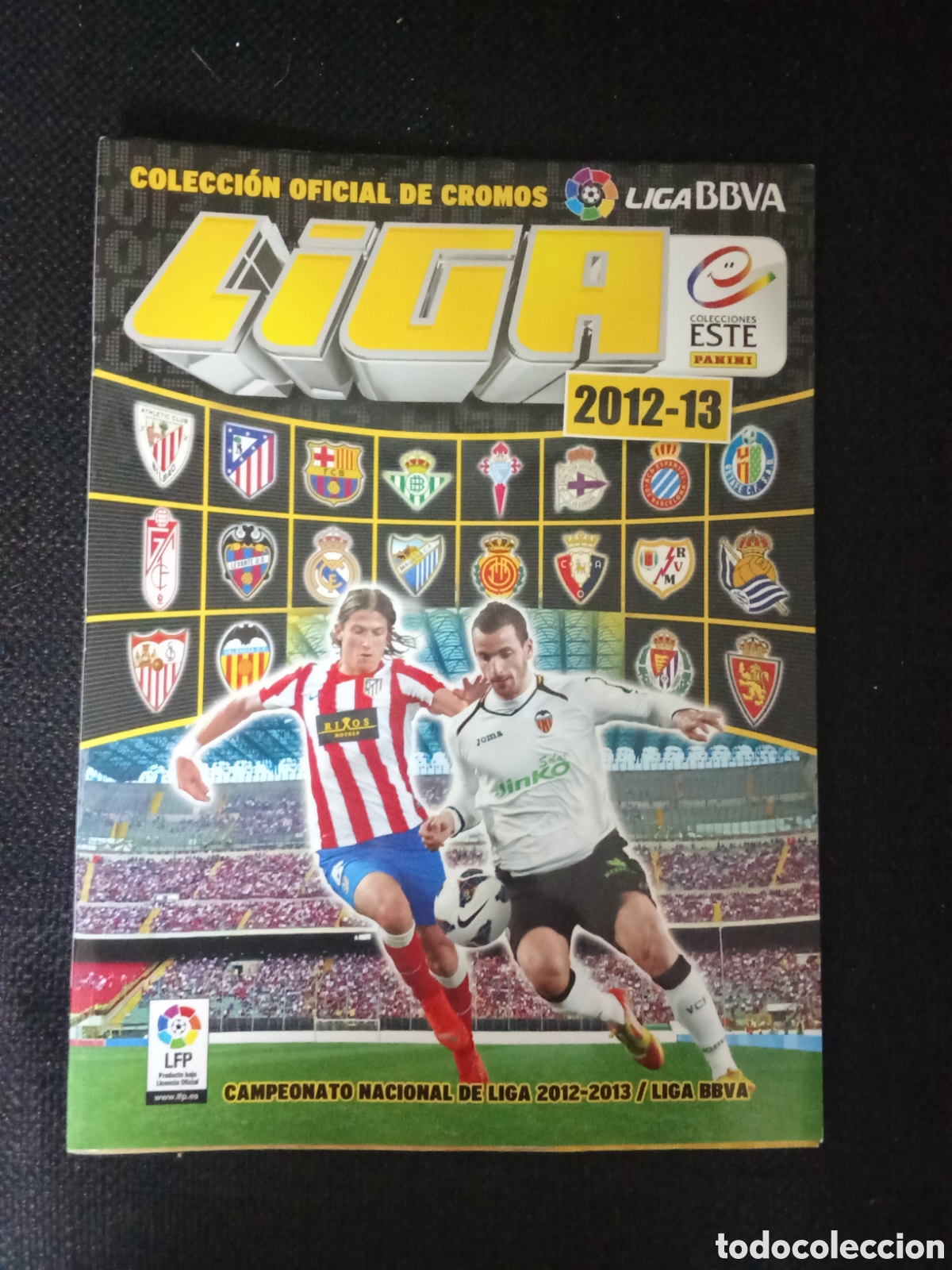 &Aacute;lbum de f&uacute;tbol completo: ALBUM LIGA ESTE 2012 2013 EN PERFECTO ESTADO MAS COLOCAS SIN PEGAR