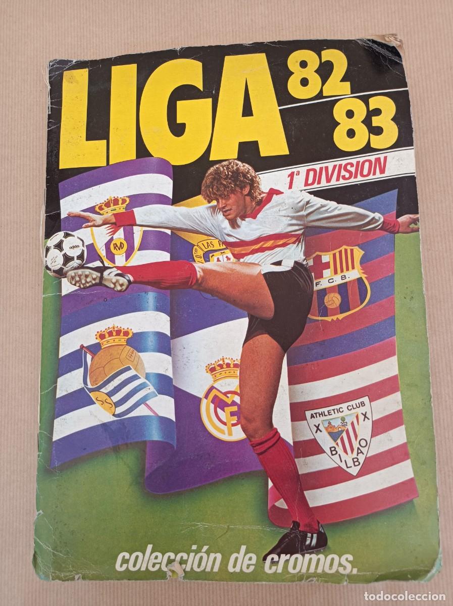 Vollst&auml;ndige Fu&szlig;ballsammelalben: &Aacute;LBUM DE CROMOS COMPLETO F&Uacute;TBOL ESTE 82 83 UN CROMO POR CASILLERO
