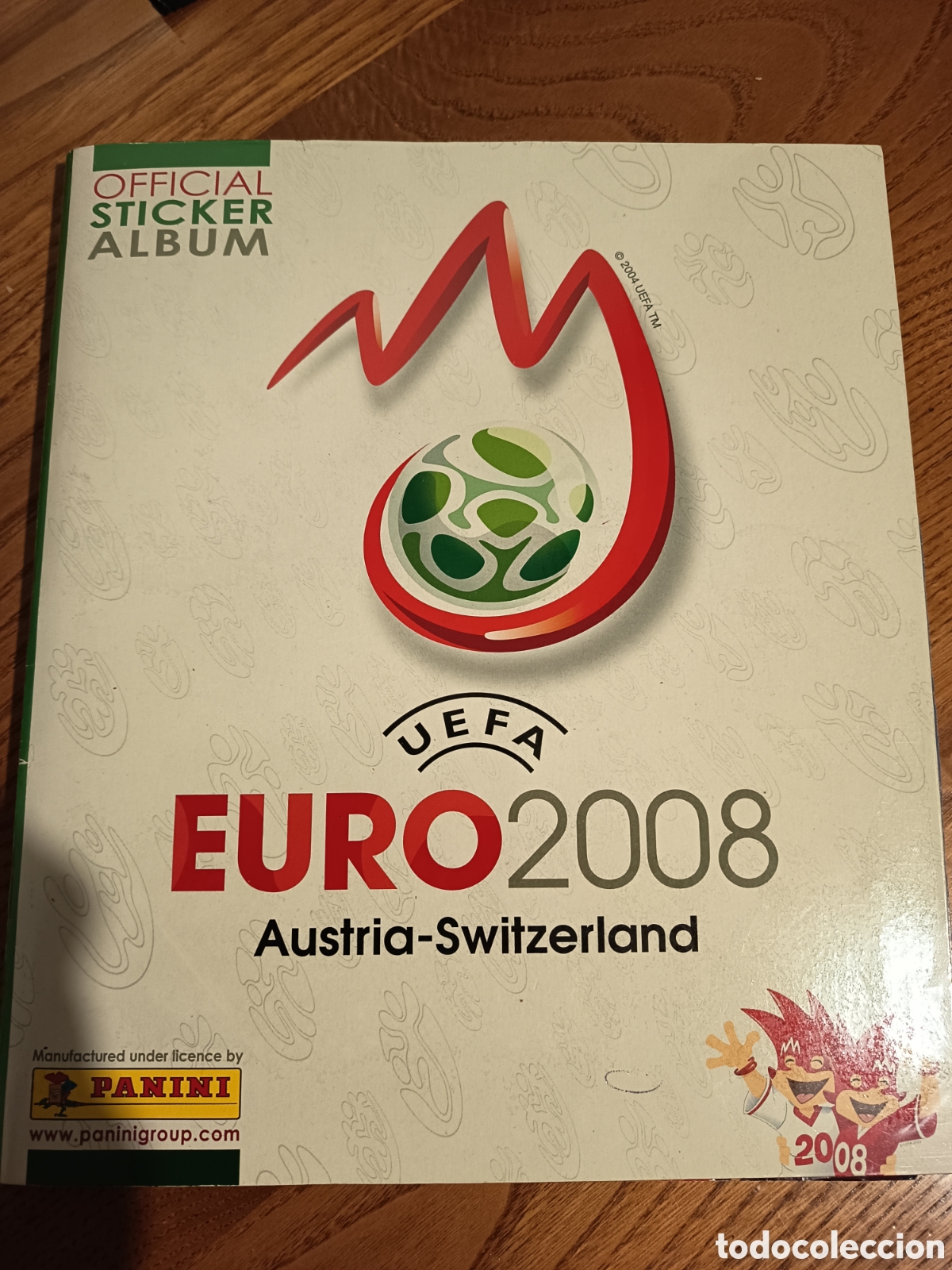 &Aacute;lbum de f&uacute;tbol completo: Colecci&oacute;n de cromos euro 2008