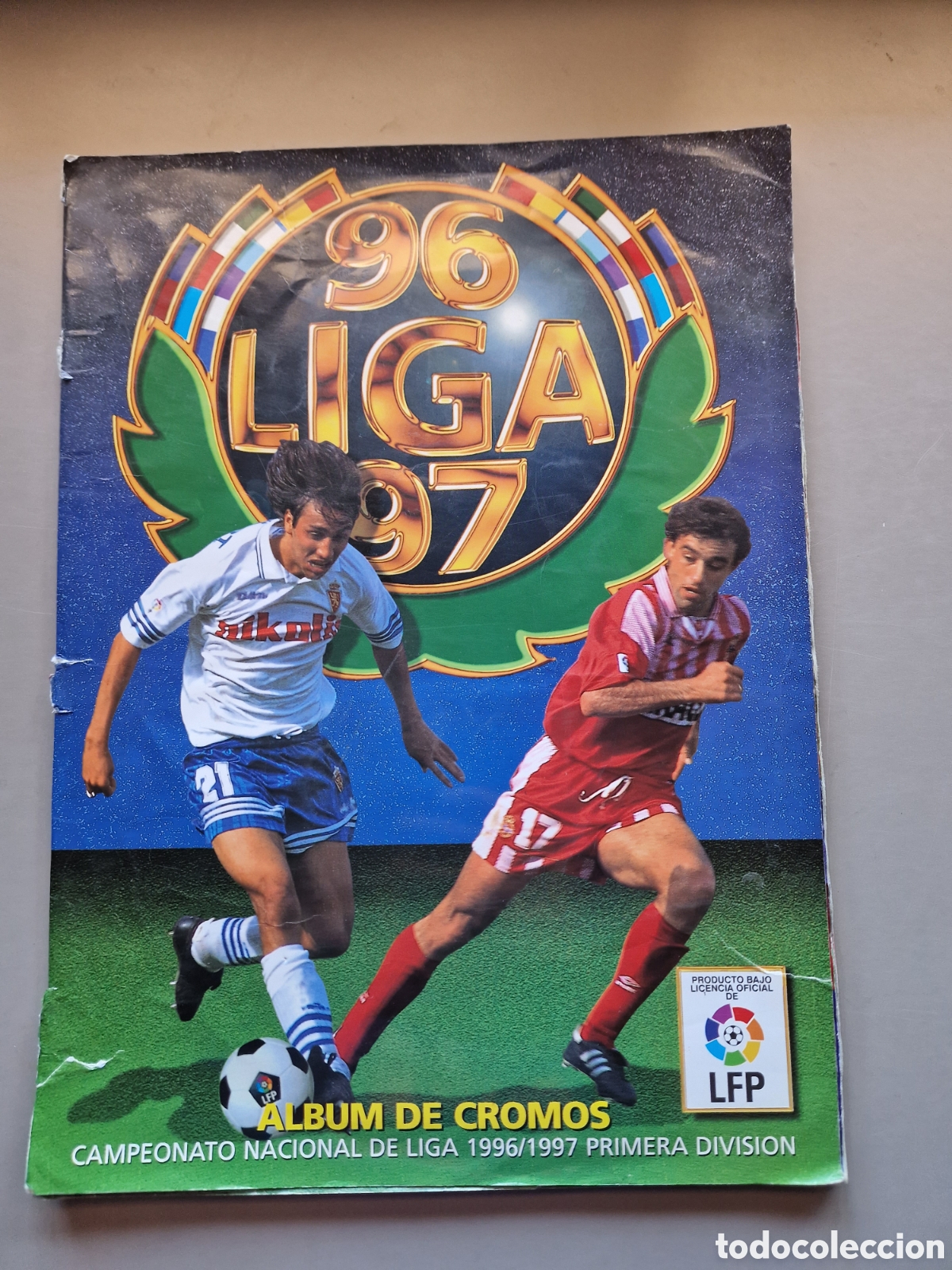 Caderneta de futebol completa: ALBUM COMPLETO LIGA ESTE 96 97 1996 1997 CON MUCHAS VERSIONES DIF&Iacute;CILES Y RONALDO