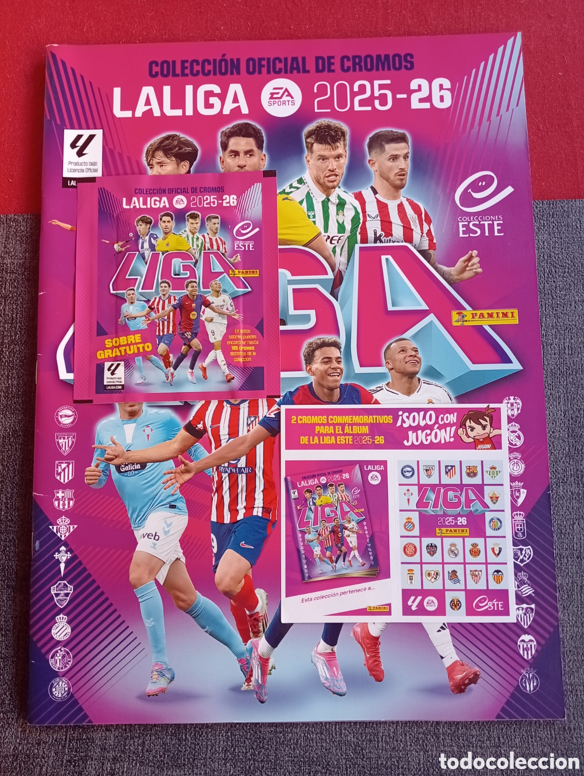 &Aacute;lbum de f&uacute;tbol completo: Colecci&oacute;n Este 2025/2026 con todo lo editado