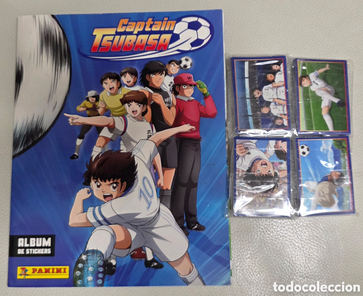 &Aacute;lbum de f&uacute;tbol completo: Album Panini Captain Tsubasa completo y sin pegar
