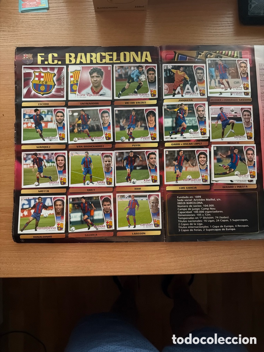 &Aacute;lbum de f&uacute;tbol completo: &Aacute;lbum Completo Liga Este 2004/2005 (Panini) - Edici&oacute;n Hist&oacute;rica Gal&aacute;cticos
