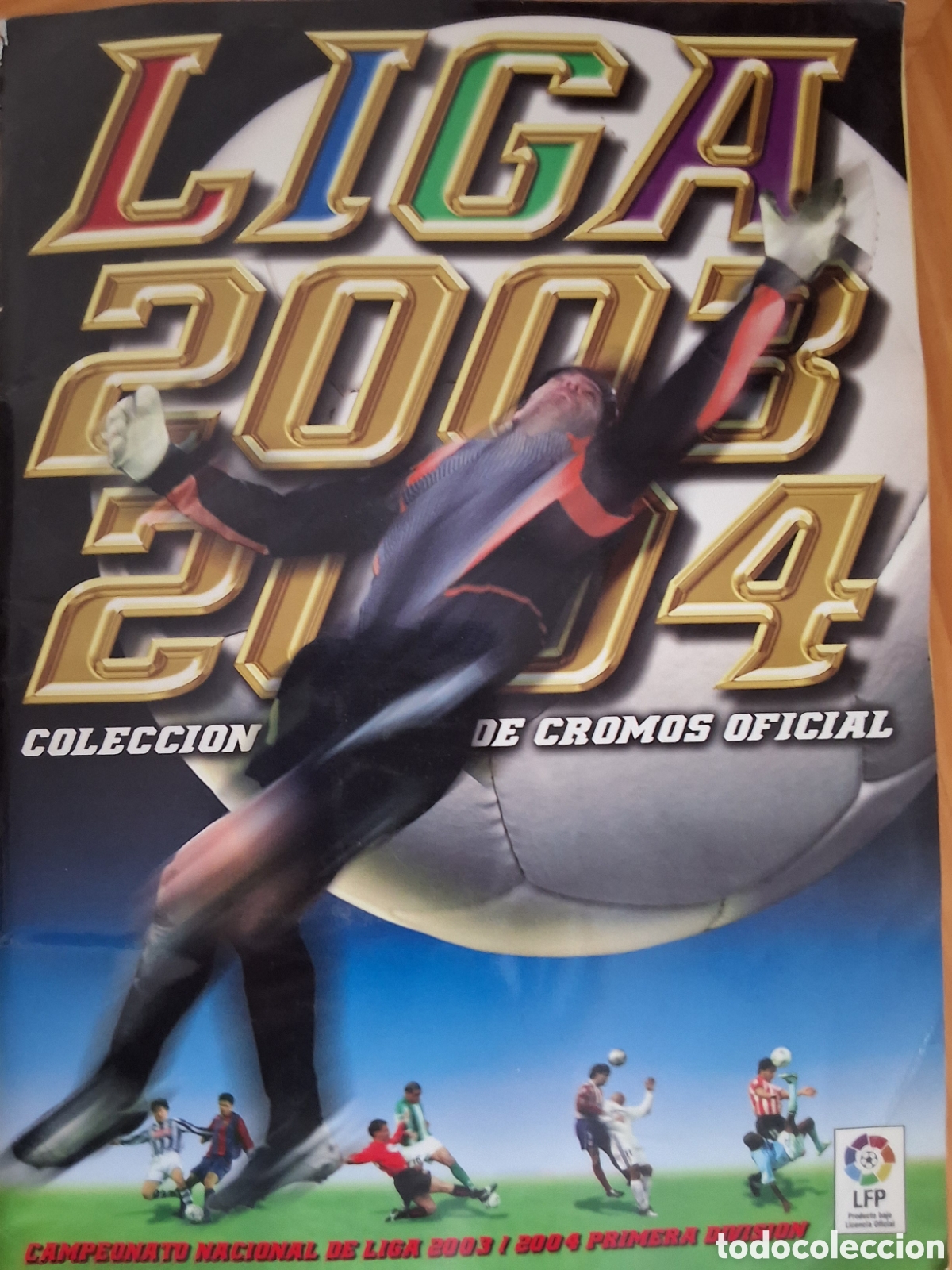 &Aacute;lbum de f&uacute;tbol completo: Liga 2003-2004 album de cromos completo con los crack y los dobles cromo