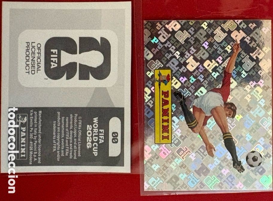 &Aacute;lbum de f&uacute;tbol completo: MUNDIAL 26 - FIFA WORLD 26 - Cromo panini &rdquo;00&rdquo;