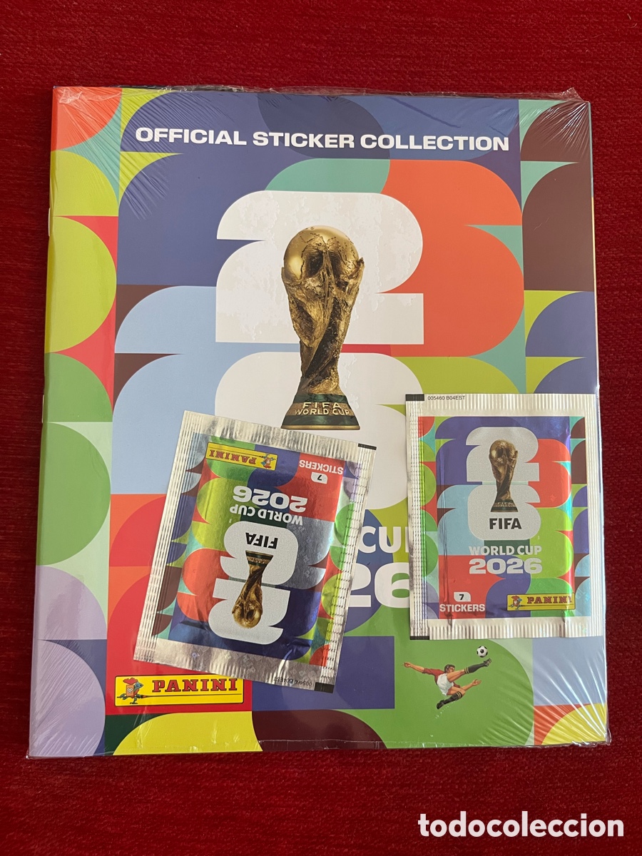 &Aacute;lbum de f&uacute;tbol completo: ALBUM PRECINTADO SIN ABRIR FIFA WORLD CUP 2026 MUNDIAL FUTBOL STICKERS PANINI VACIO SIN CROMOS SOBRE