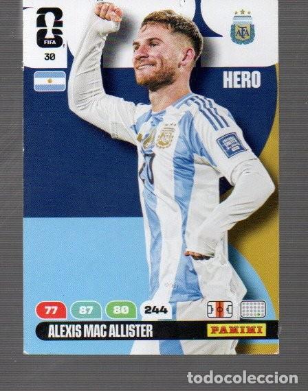 &Aacute;lbum de f&uacute;tbol completo: CROMO DE FUTBOL XL ADRENALYN PANINI LIGA 2024/25 N&ordm; 330 DE JALEXIS MAC ALLISTE