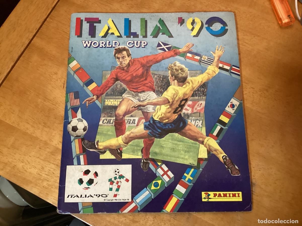 &Aacute;lbum de f&uacute;tbol completo: Album cromos Panini Italia 90 completo