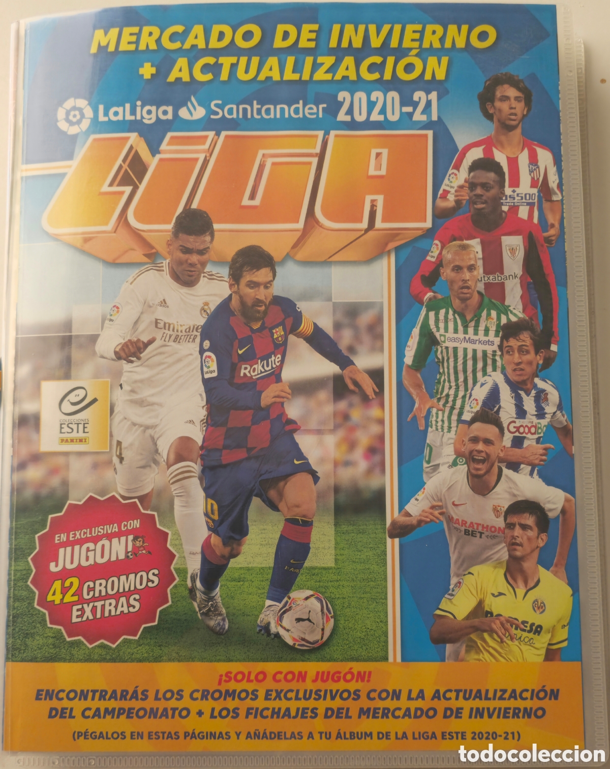 &Aacute;lbum de f&uacute;tbol completo: Liga este 2020-21 de panini.