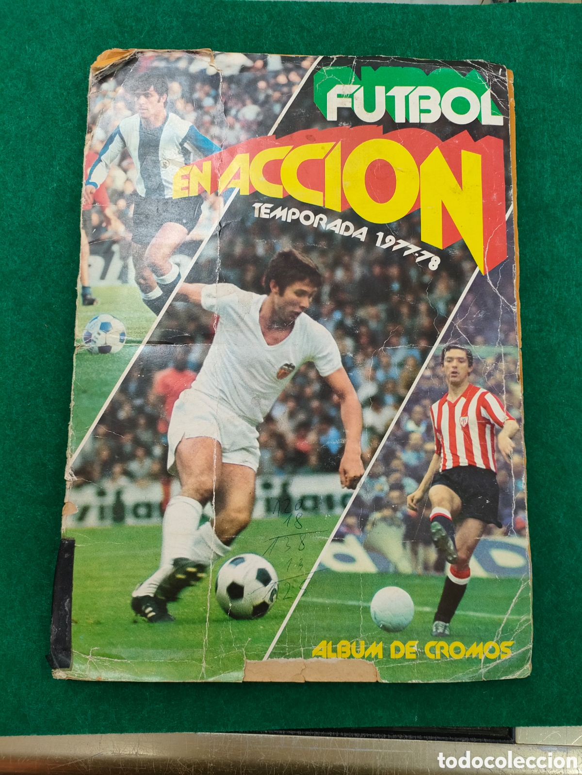 &Aacute;lbum de f&uacute;tbol completo: Album f&uacute;tbol en acci&oacute;n 1977 78 completo. Leer detalle.