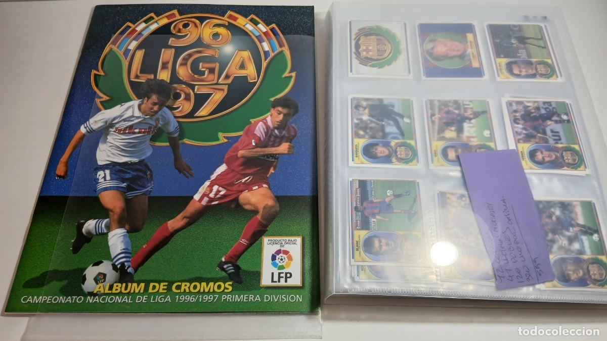&Aacute;lbum de f&uacute;tbol completo: EDITORIAL ESTE LIGA 96-97 SIN PEGAR