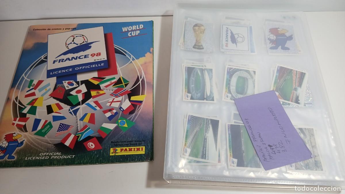&Aacute;lbum de f&uacute;tbol completo: PANINI FRANCE 98 FRANCIA 98 SIN PEGAR FALTAN CROMO 499-478-382-PLANTILLA IRAN
